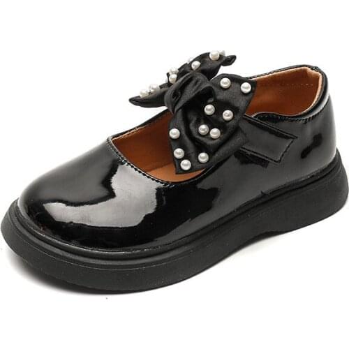 Children Leather Fashion Shoes Bow-Knot Princess Sport Girl Kids Casual Child Flat Soft Summer Autumn Loafers Shallow Solid