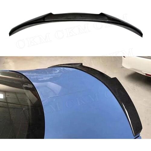 For BMW F32 4 Series Car Styling Carbon Fiber Rear Trunk Boot Spoiler Wing for 420i 428i 430i Coupe 2 Door M4 style 2014-2018