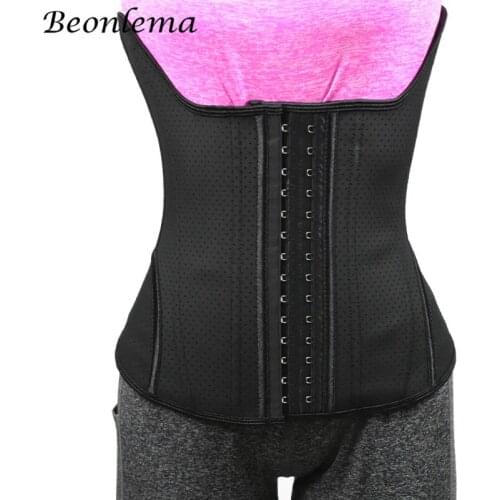 Summer Corset for Women High Waist Latex 11 Steel Bones Waist Trainer Corset Slimming Sexy Womens Corset Plus Size Sheath Belly