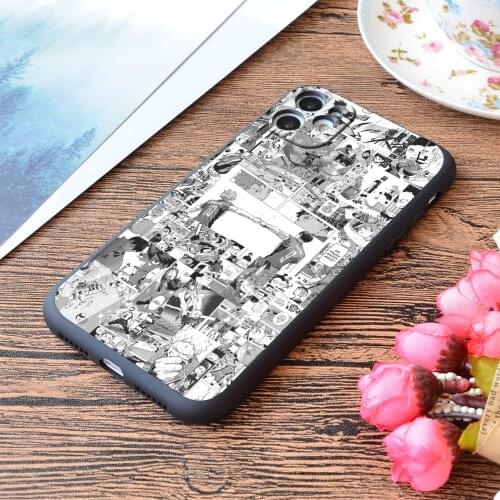 For iPhone Haikyuu Manga Collage V2 Print Soft Matt Apple iPhone Case