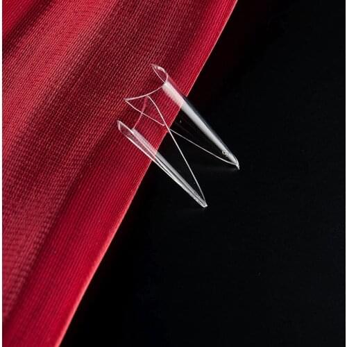 500Pcs Bag Fake Nail Tips Natural Clear XL Long Half Cover Stiletto False Nail Acrylic Manicure French Stick on Nails