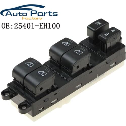 New Car Front Left Driver Side Master Power Window Switch Black For Infiniti M35 M45 2006-2007 25401-EH100 25401EH100