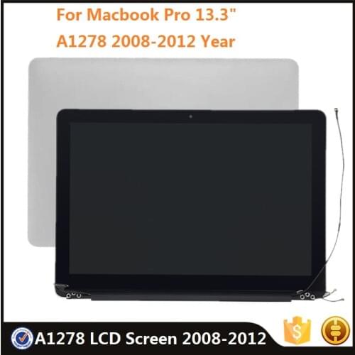 Genuine LCD For Macbook Pro A1278 13" 2008-2012 Year Full Assembly Display Screen Panel LP133WX2 (TL)(G5 ) Replacement Parts