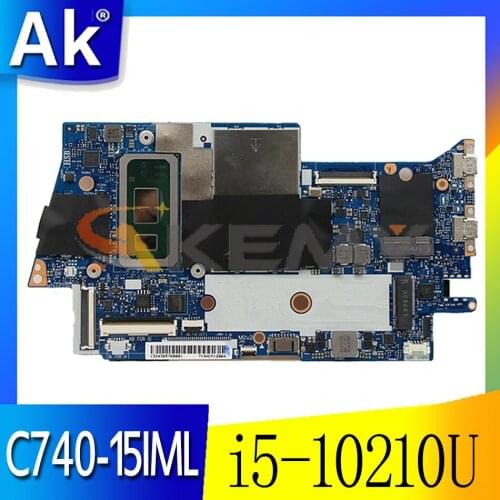 For Lenovo Yoga C740-15IML YOGA C740-15 laptop motherboard FYG41 NM-C431 motherboard CPU i5-10210U RAM 16GB tested OK Mainboard