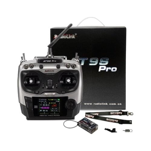 Radiolink AT9S Pro 12 Channels 2.4G RC Transmitter Radio Controller Support Crossfire Protocol with RX R9DS