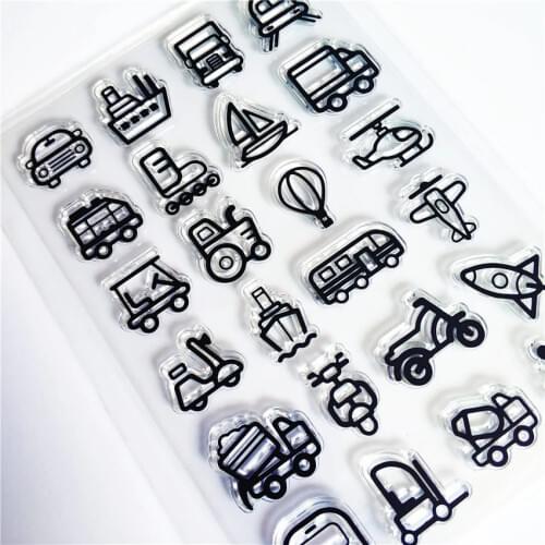 Hot sale Baby toys Transparent Clear Stamps / Silicone Seals Roller Stamp for DIY scrapbooking photo album/Card Making