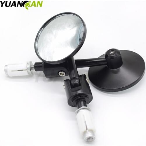 Universal motorcycle Scooter Rearview Mirrors For Kawasaki z800 z1000 Yamaha TMAX-500 tmax-530 250 390 Honda cbr 600rr