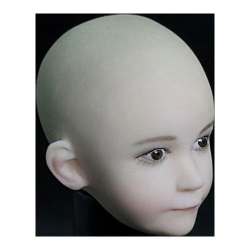IN STOCK 1/6 Head Lovely Child Little Monk Head Carved Model Toy for Children Body