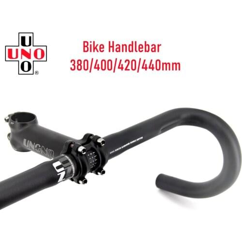 UNO Aluminum Alloy Bicycle Handlebar 25.4x380/400/420/440mm Bicycle Handle MTB Road Bike Handlebar Bike Parts