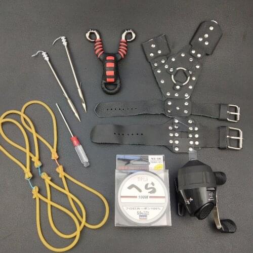 High Quality Powerful Slingshot Set Fishing Slingshot Professional Arrow Hunting Slingshot Catapult Outdoor Hunting Catapult