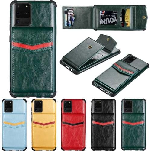 Protection Wallet Case For Samsung S20Plus S20FE S10Plus A01 A10 A11 A20E A20S A21S A30 A40 A50 A51 A70 Note10Pro Leather Case