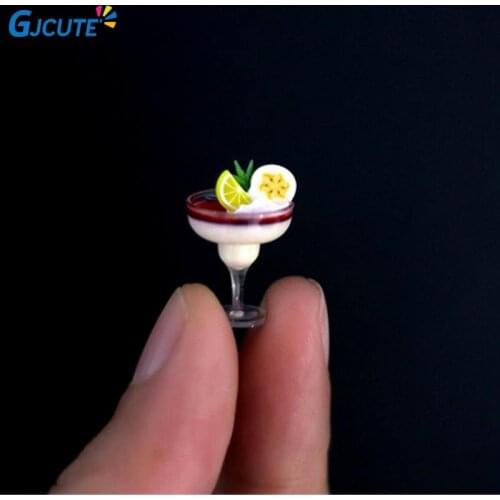 1:12 Miniature Dollhouse Simulation Yogurt Ice Cream Cup for Blyth Barbies OB11 BJD Doll House Decoration Toys