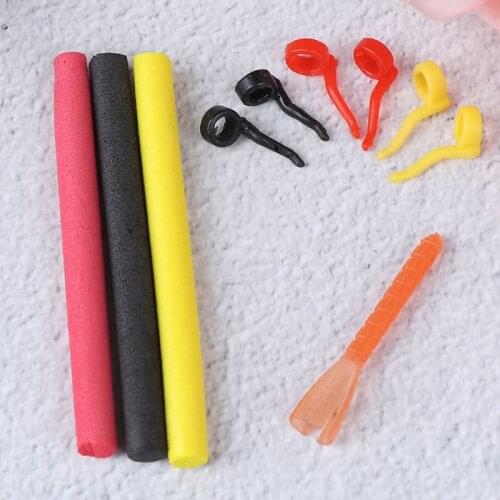 10pcs/set Carp Fishing Sleeve+Foam Pop Up Baits Zig Rigs Carp Fishing Accessories Tackle Pesca