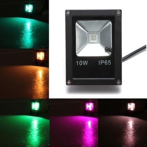 10W 20W 30W 50W DC12V LED Flood Light Red/Green/Bulb/Yellow/Warm White/Cold White/RGB Landscape Outdoor Floodlight Free shipping