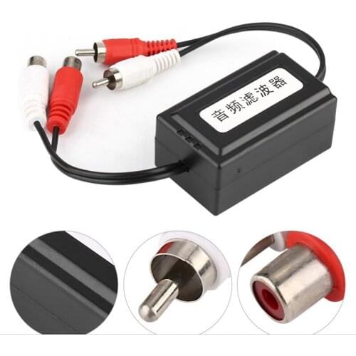 12V Car Stereo Radio Audio Power Wire Engine Noise Filter Suppressor Isolator