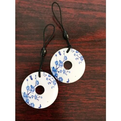 3pcs 125Khz RFID Cartoon Key Tags EM4305 T5577 Key Writable Token Keychain Proximity Rewritable Access Card Copy Clone