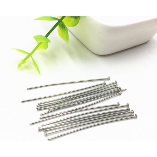 304 Stainless Steel T-Pin T-Pin Flat End Needle Bead Threading Needle DIY Ornament Accessories craft wholesale