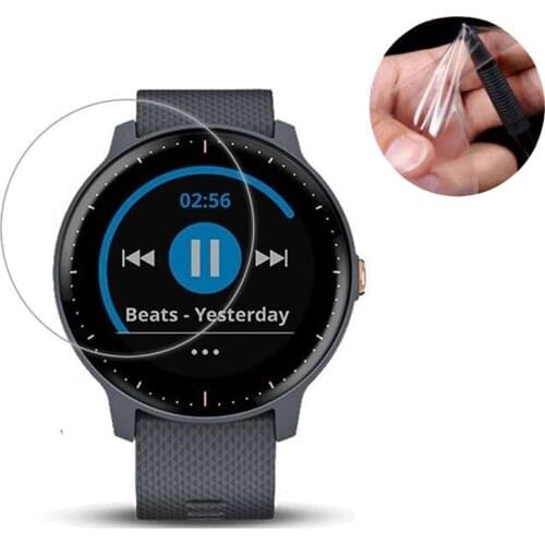 5pcs Anti-shock Soft TPU Ultra Clear Protective Film Guard For Garmin Vivoactive 3 Music GPS Smart Watch Screen Protector Cover