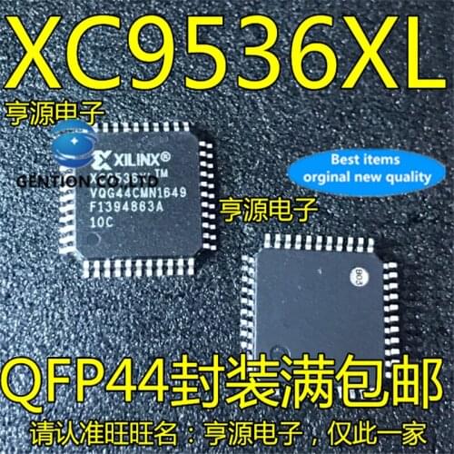 5Pcs XC9536XL XC9536XL-VQG44C XC9536XL-10VQG44C TQFP44 in stock 100% new and original