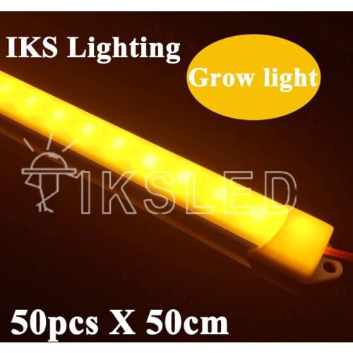 50pcs*50cm smd 5730 18W 5730 Full spectrum LED Grow Lights Red+Blue Lamp for Flower Plant Hydroponics Light