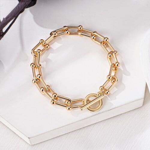 X&P 2021Fashion Chain Couple Bracelet Stainless Steel Chain Tag Bracelets For Lover Valentines for Women&Man Jewelry Gifts