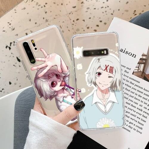 Anime JUUZOU SUZUYA Tokyo Ghouls Phone Case Transparent for Huawei P20 P30 P40 lite pro P smart 2019 honor 8x 10i