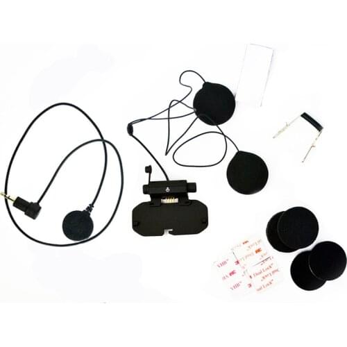 Original Motorcycle BT Helmet Headset Base Accessories Kit Soft Earphone Earpiece Mic for Vimoto V8 Full Face Helmet