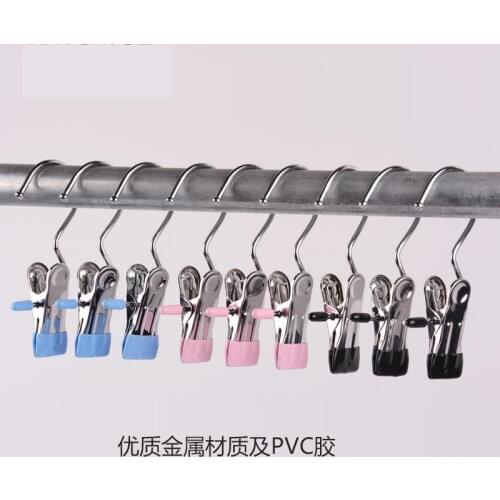 HOT SALE Liplasting 50pcs Clothespins Hook Laundry Clips Multipurpose Bra Socks Hanger Pegs Racks scarf hanger
