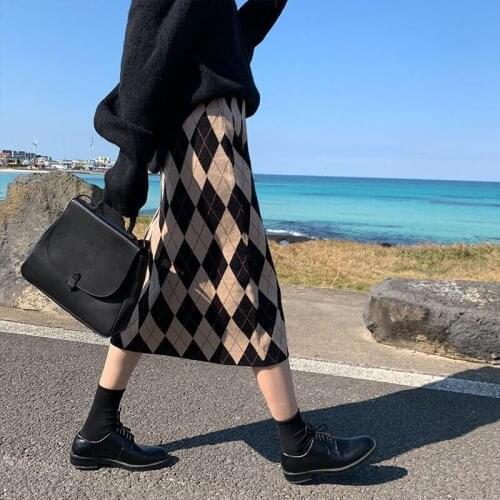 Houzhou Women's Knitted Skirts