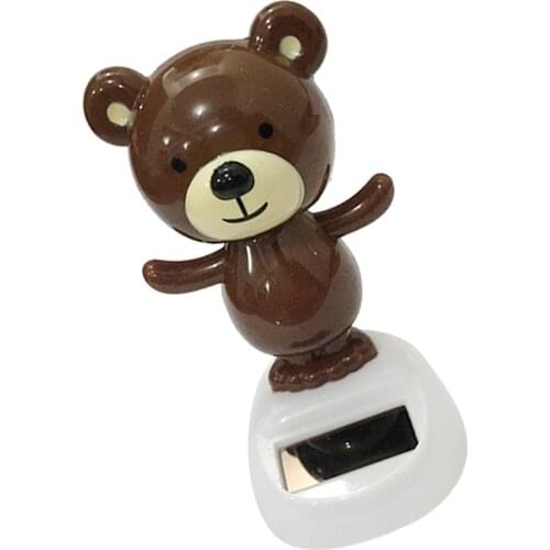Solar Powered Dancing Solar Powered Toy Car Home Dancer Bobble Toy Coffee Bear