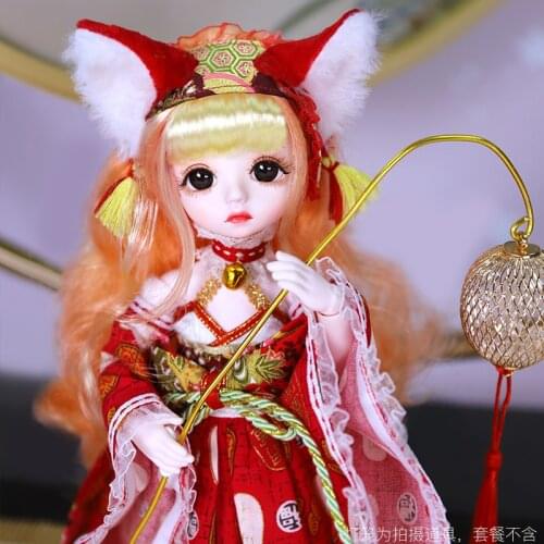 DBS 1/6 BJD Little Angel Series mechanical joint Body doll With makeup Including scalp eyes clothes girls SD YOSD gift toy girl