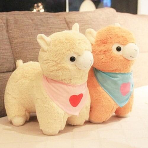 Cartoon trade alpaca Children Plush Toy alpaca sheep Baby Kids Stuffed Toy