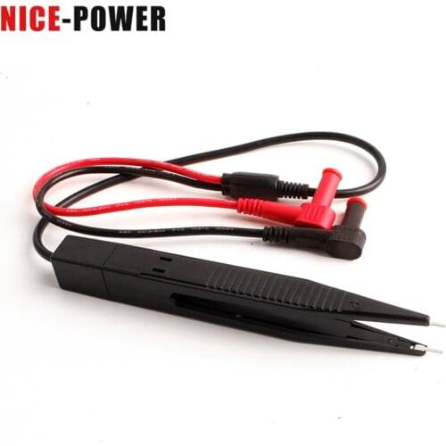 Nice-power SMD Inductor Test Clip Probe Tweezers for Resistor Multimeter Capacitor Meter Clip Probe Instrument accessories