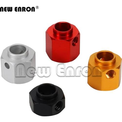NEW ENRON 4Pcs/set 6/8/9/10/11/12mm Thickness Width 12mm Metal Wheel Hex Hub for 1/10 RC Car Traxxas TRX4 TRX-4 RC Crawler