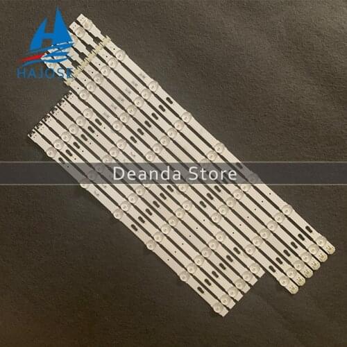 New 12 PCS LED backlight strip For Samsung UE55MU6120K BN96-39659A V5DU-550DCA-R1 V5DU-550DCB-R1 BN96-40099A 40100A LM41-00136A