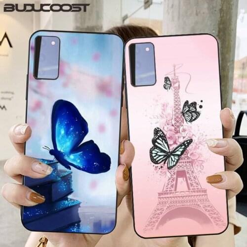 Hrmes New fashion butterfly Phone Case for Samsung Galaxy S10 S10E Lite s6 s7 s8plus s9plus S5 S20