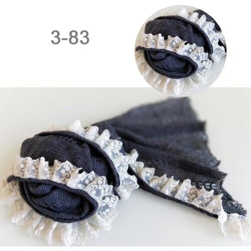 50*160cm Newborn Baby Wraps Stretchy Lacy Infant Photo Wrap Swaddle Lacework Soft Elastic Knitted Swaddling Clothes