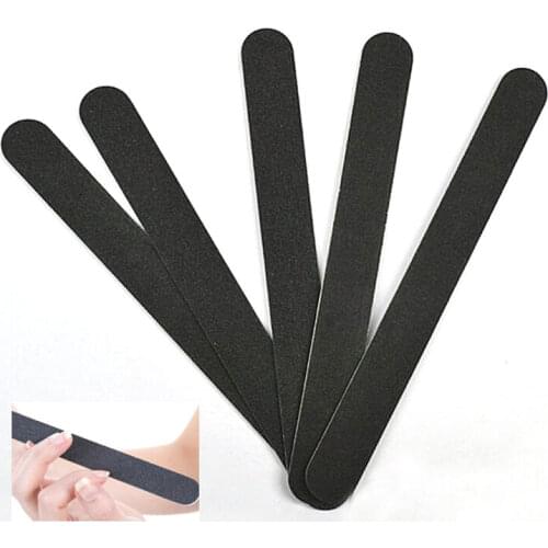 10PCS Nail Art Black Sanding File Buffer For Salon Manicure UV Gel Polisher Tool