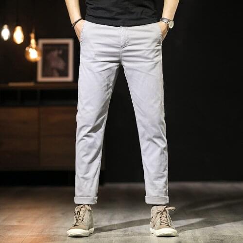 Casual Cargo Pants Men Straight High Quality Trousers For Male Military 2021 New Spring Mens Clothing