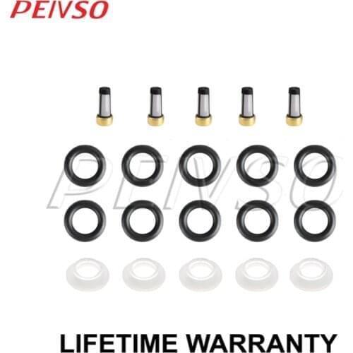 Fuel Injector Service Kit O-rings Seals Filters Pintle Caps For Volvo Turbo