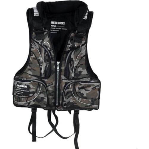 Adult Life Jacket Adjustable Buoyancy Aid Swimming Boating Sailing Fishing Water Sports Safety Life Man Jacket Vest