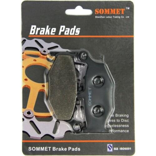 SOMMET Motorcycle Rear Brake Pads Disks 1 pair for Suzuki GSX 1300 R Hayabusa (2008-2016) GSX1300 GSX1300R LT419