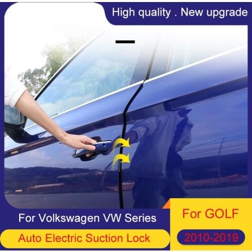 Smart Auto Electric Suction Door Lock for Volkswagen VW GLOF CC 10-2019 Automatic Soft Close Door Super Silence Car Vehicle Door