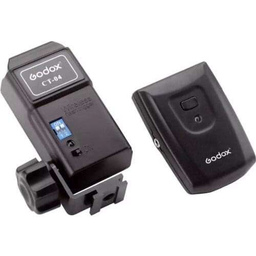 GODOX CT-04 FLASH SPEEDLITE TRIGGER WIRELESS 30M 4CH Sync Speed 1/200s Angle 90