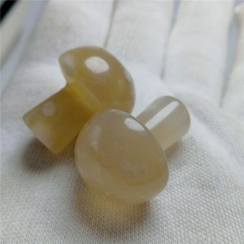 1 pc beautiful natural quartz crystal flower agate stone mushroom cute women pendant necklace man git chakra crystal stone