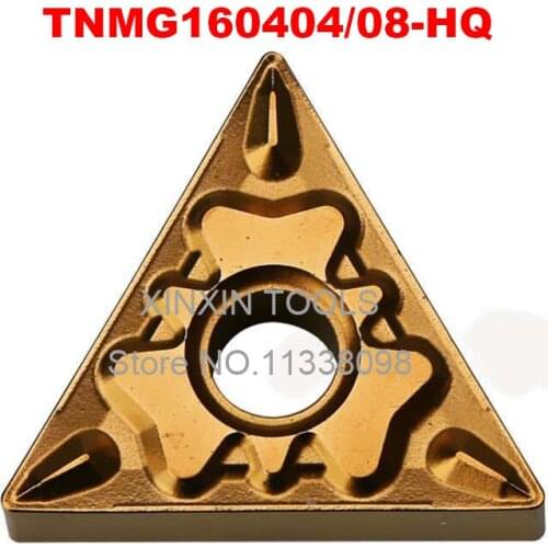 10PCS TNMG160404-HQ/TNMG160408-HQ CNC Turning Cutter Medium Finish Machining of Steel Tungsten Carbide Inserts