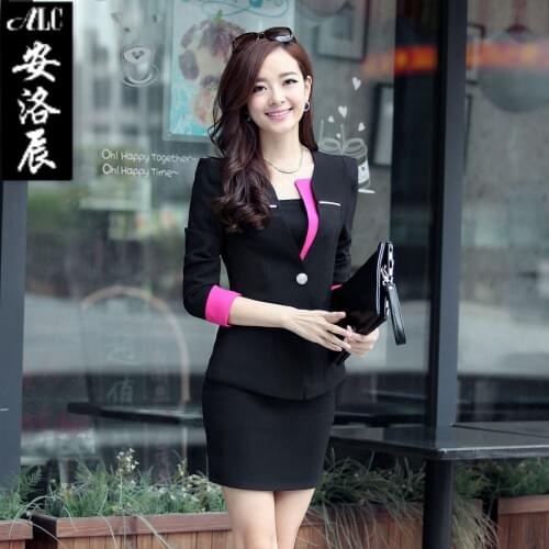 2016 ensemble bureau jupe office ladies suits office uniform designs women elegant skirt suits business suits