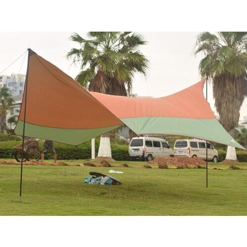 2018 Sunshade tent King canopy 5.*4.5m super large size UV car sunshade tent/Hexagonal Punta rain awning tarp
