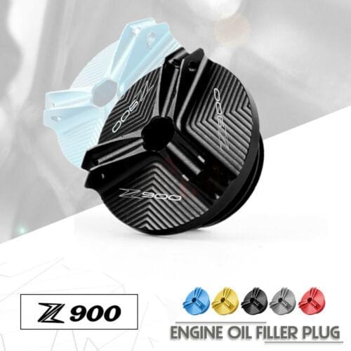 Motorcycle Accessories Engine Oil Drain Plug Sump Nut Cup Cover Filler Cap for Kawasaki Z900 Z 900 17-19 Z900RS 18-19