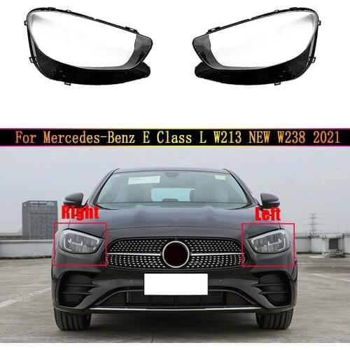 Car Transparent Headlight Glass Lamp Shade Shell Lens Cover For Mercedes-Benz E Class L W213 NEW W238 2021